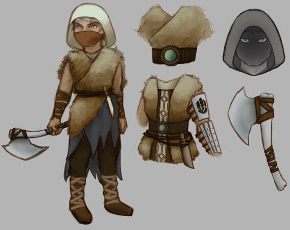 Ashmoon character design (2020)