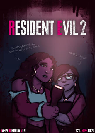 RE:2 birthday poster