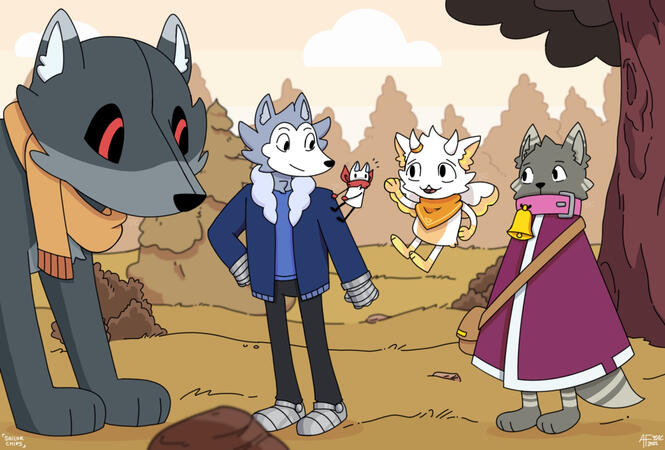 in the style of Hilda (2022)